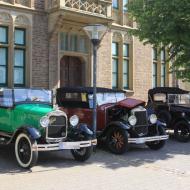 die 3 ältesten Fahrzeuge der Veranstaltung : Ford A Phaeton (1928), Graham Paige 612 Tourer (1929) und ein Morris Cowley aus dem Jahr 1926 (von links nach rechts) - OCRE Oldtimertreffen 2019