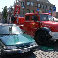 Magirus Deutz Feuerwehr-Leiterwagen mit luftgekühltem Dieselmotor - OCRE Oldtimertreffen 2019