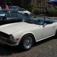 Triumph TR6 in schönem Zustand mit seltener blauer Innenausstattung - OCRE Oldtimertreffen 2019