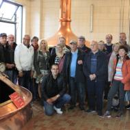 Gruppenfoto im alten Sudhaus der Vulkan Braubrauerei - Herbstausfahrt 2019 