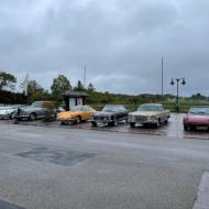 Parkplatz beim Frühstück in Blankenheim - OCRE Jubiläumsausfahrt 2022