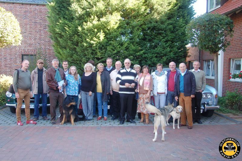 Gründungsfahrt 2012 - Gruppenfoto nach dem Frühstück