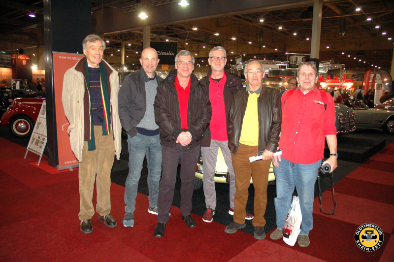 Interclassics Maastricht Besuch - einige mitgereisten Mitglieder und Gäste sind hier leider nicht zu sehen (18.01.2020)
